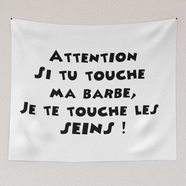 Item preview, Be careful if you touch my beard, I touch your breasts! designed and sold by JonathanP514.