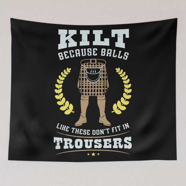 Item preview, Funny Scottish Kilt Quote Gift Idea For Scotman designed and sold by Sandra78.