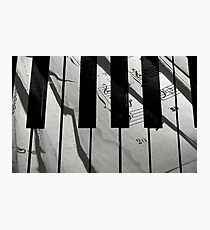 Piano Notes © Photographic Print