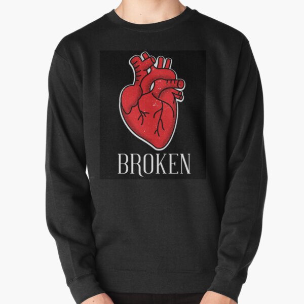 gebrochenes Herz Pullover