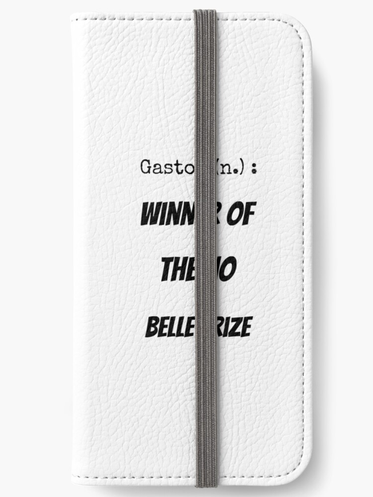 Definition Of Gaston Iphone Wallet By Oliviajean30 Redbubble