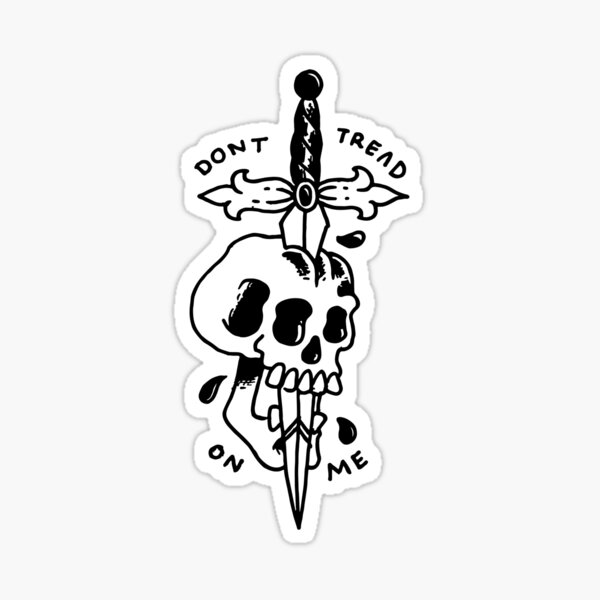 Do Not Tread. Sticker