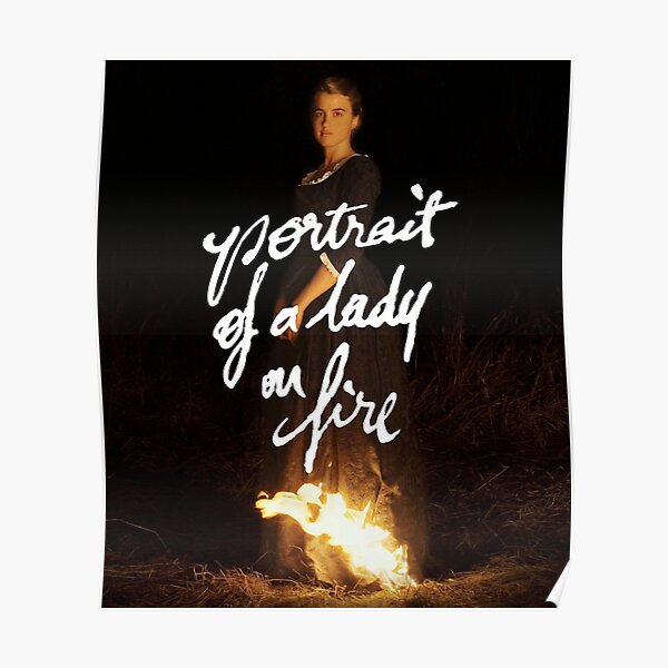 Portrait d'une dame en feu Poster