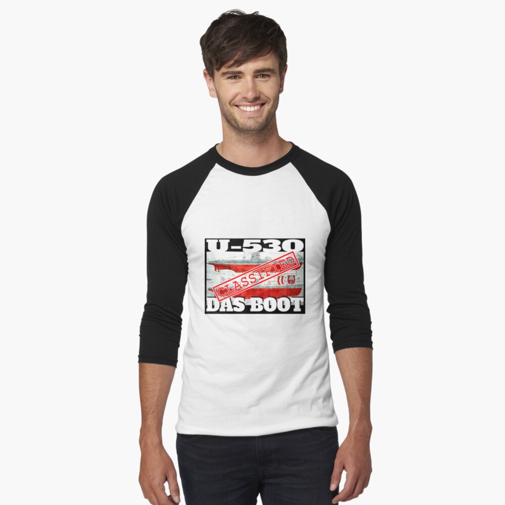 Vista previa del artículo con la obra «Camiseta ¾ estilo béisbol», diseñado y vendido por warcollectionar.
