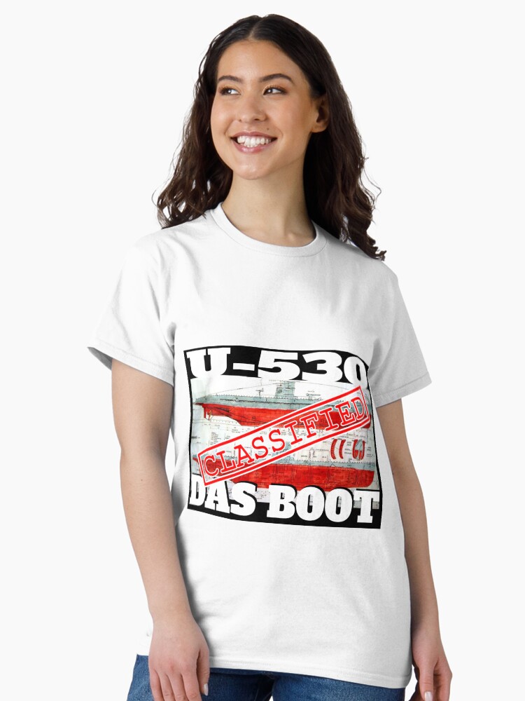 Imagen 2 de 7, Camiseta clásica con la obra Das Boot U-530, diseñada y vendida por warcollectionar.