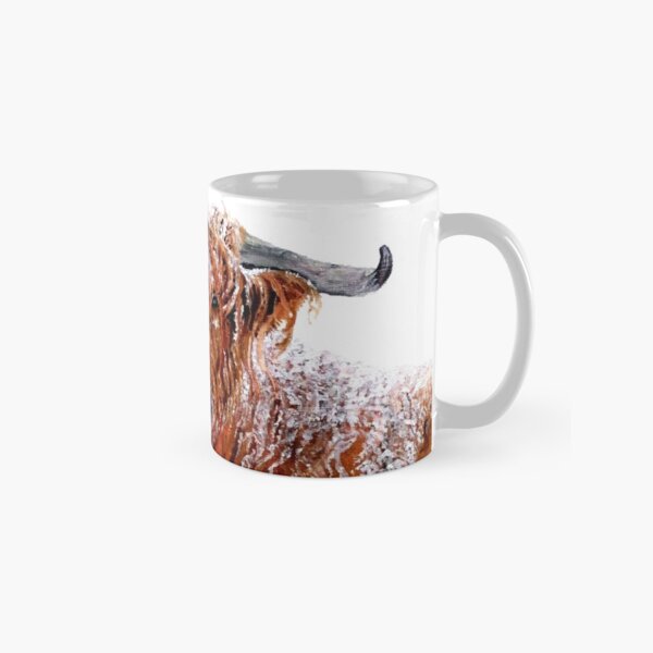 Snowy Highland Cow - Mugs Classic Mug