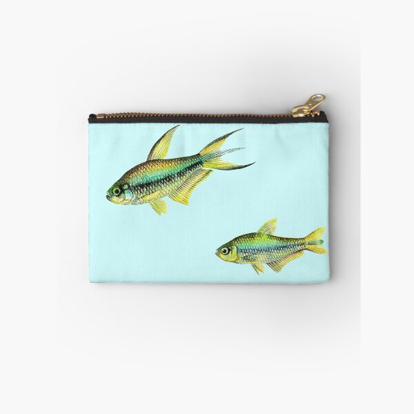 Item preview, Antique Fish Illustration / Blue, Green & Yellow designed and sold by FuzzyHoney.