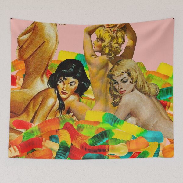 Item preview, Gummy Worm Decadence - pink designed and sold by Jordyn St. John.