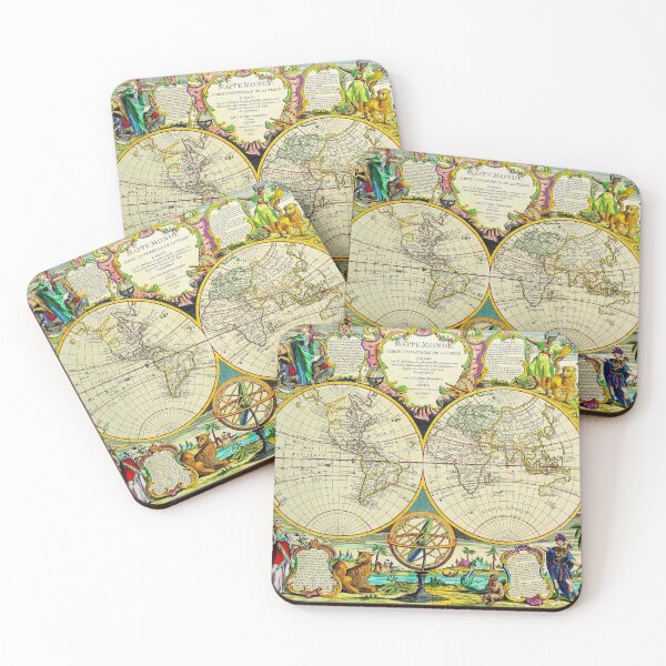 Item preview, World Map - Louis Denis (1725-1794) - Ancient Worlds designed and sold by Culturio.