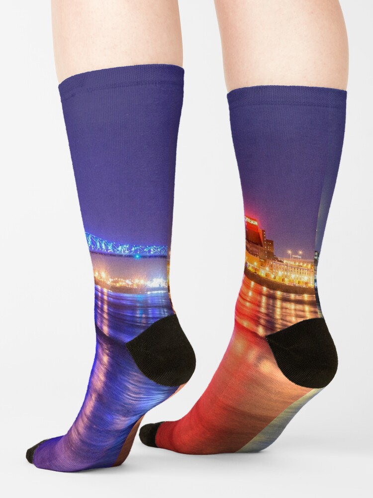 Jacques Cartier Bridge Clock tower Socks