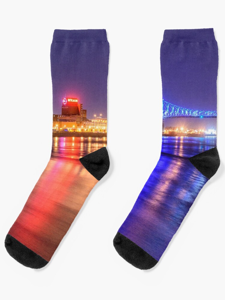 Jacques Cartier Bridge Clock tower Socks