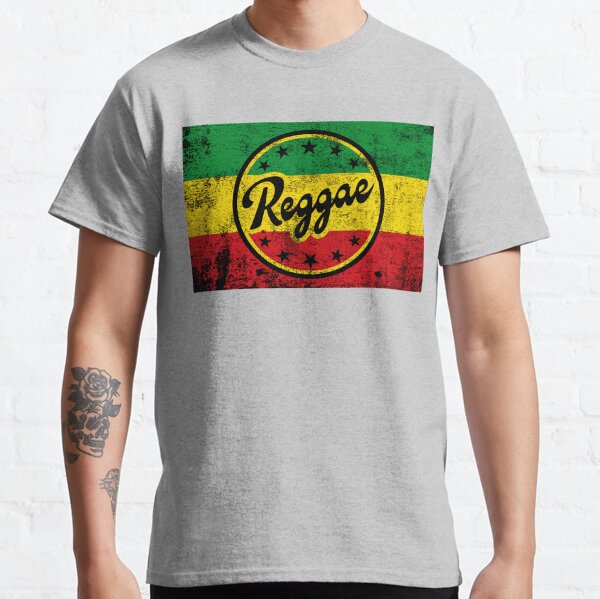 Reggae, Rastafari Flag, Reggae Flag Farben Classic T-Shirt