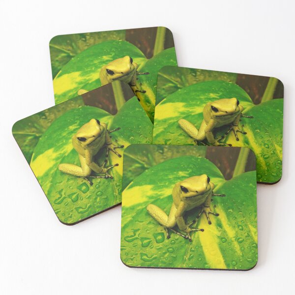 Item preview, Golden poison dart frog designed and sold by rootedrender.