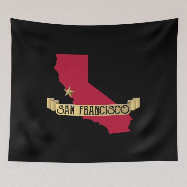 Item preview, San Francisco California Red And Gold Bay Area designed and sold by B1GSportswear.