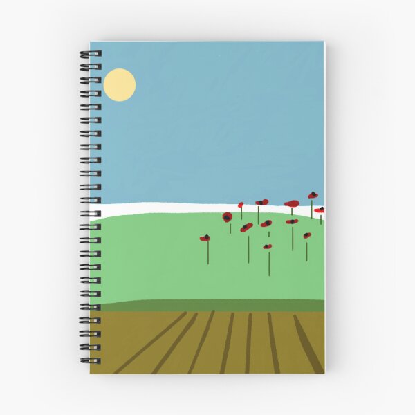 Item preview, Poppy fields designed and sold by Eldeeteestuff.