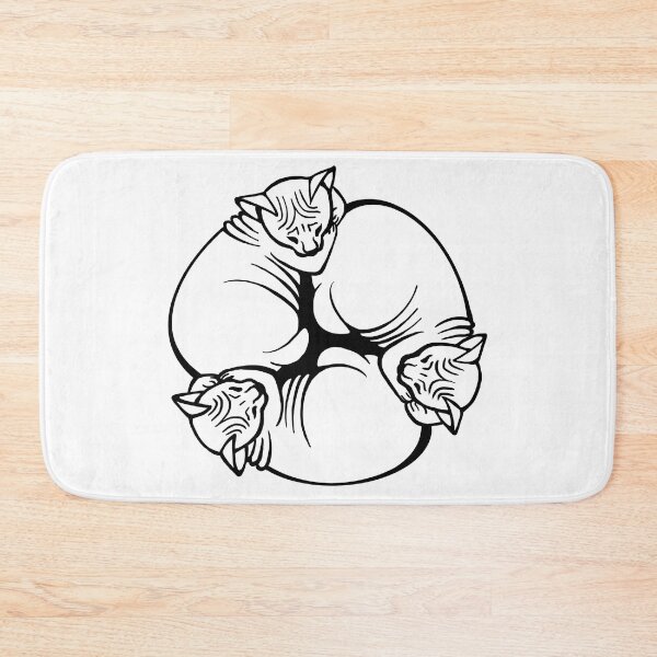 Item preview, Triskele of Sphynxes in Black designed and sold by RJKpoyp.
