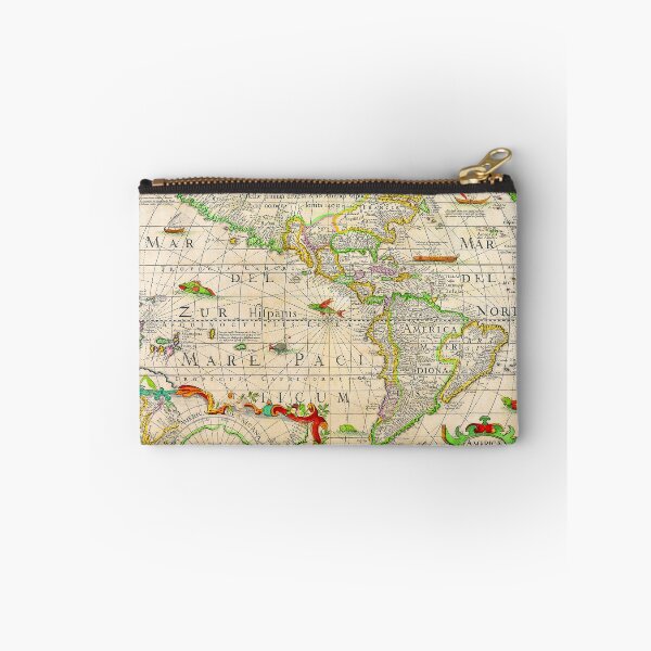 Item preview, Map of America 1652 - Pieter Van Den Keere - Ancient Worlds designed and sold by Culturio.
