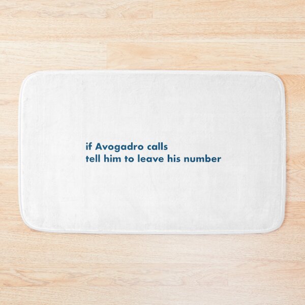 Item preview, if Avogadro calls tell him to leave his number - Futura designed and sold by loshijosdesma2.