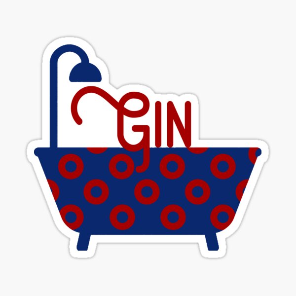"Bathtub Gin" Sticker for Sale by zsonn Redbubble