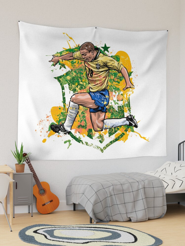 Ronaldo Nazario de Lima - Fenomeno do Brasil Tapestry for Sale by thesdlnr