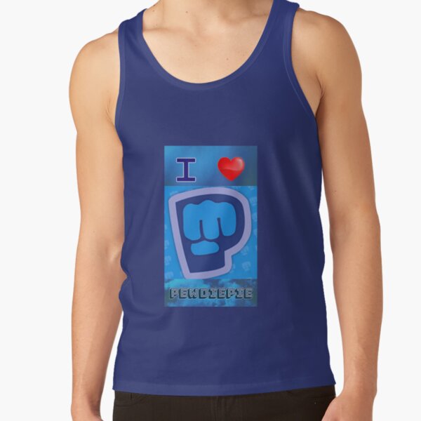 Pewdiepie Subscribe Tank Tops Redbubble - ecoback on twitter roblox avatar editor not working no