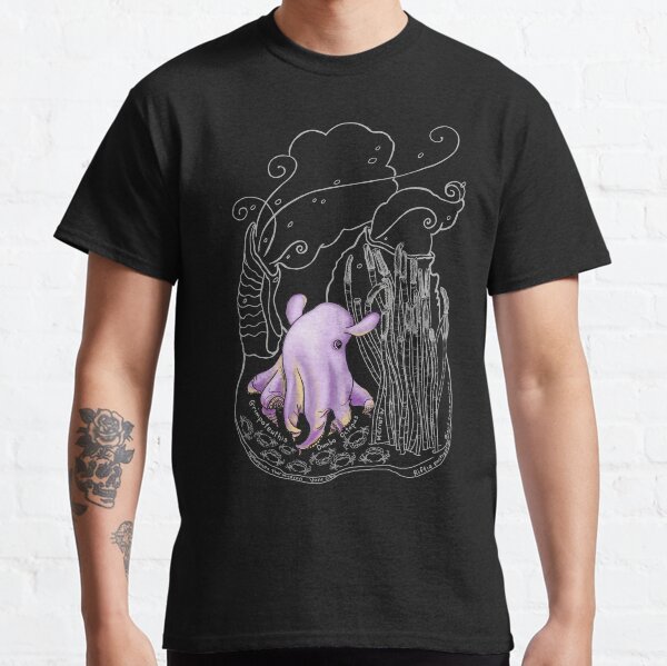 Dumbo Octopus Doodle for dark background Classic T-Shirt