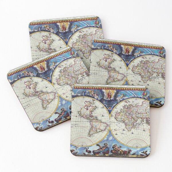 Item preview, Map of the World 1662 - John Blaeu - Ancient Worlds designed and sold by Culturio.