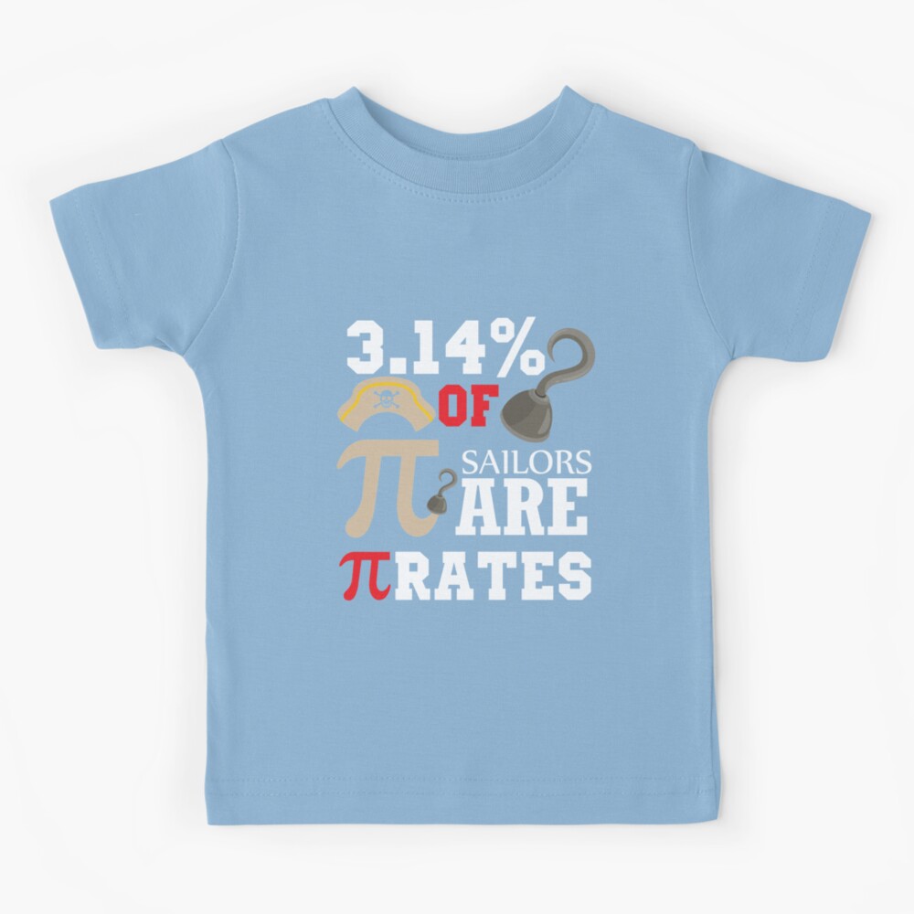 Pi Day Joke Shirt T-shirt Pi Pun Pirate Shirt 3.14% of 