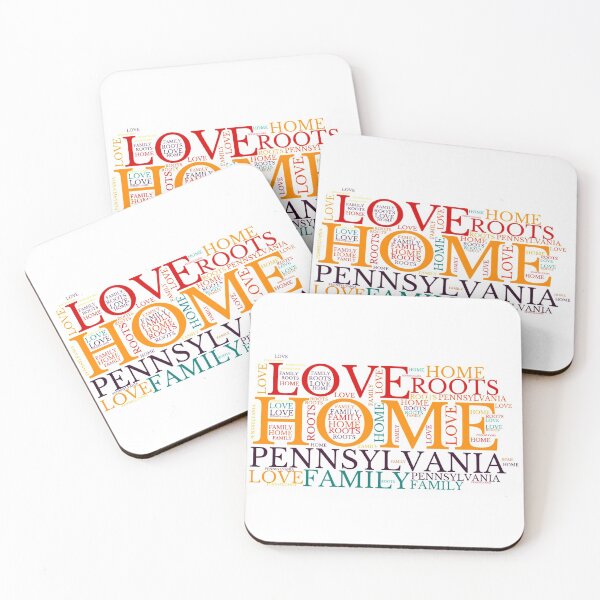 Item preview, Pennsylvania Home, Love, Roots and Family Map designed and sold by marosharaf.