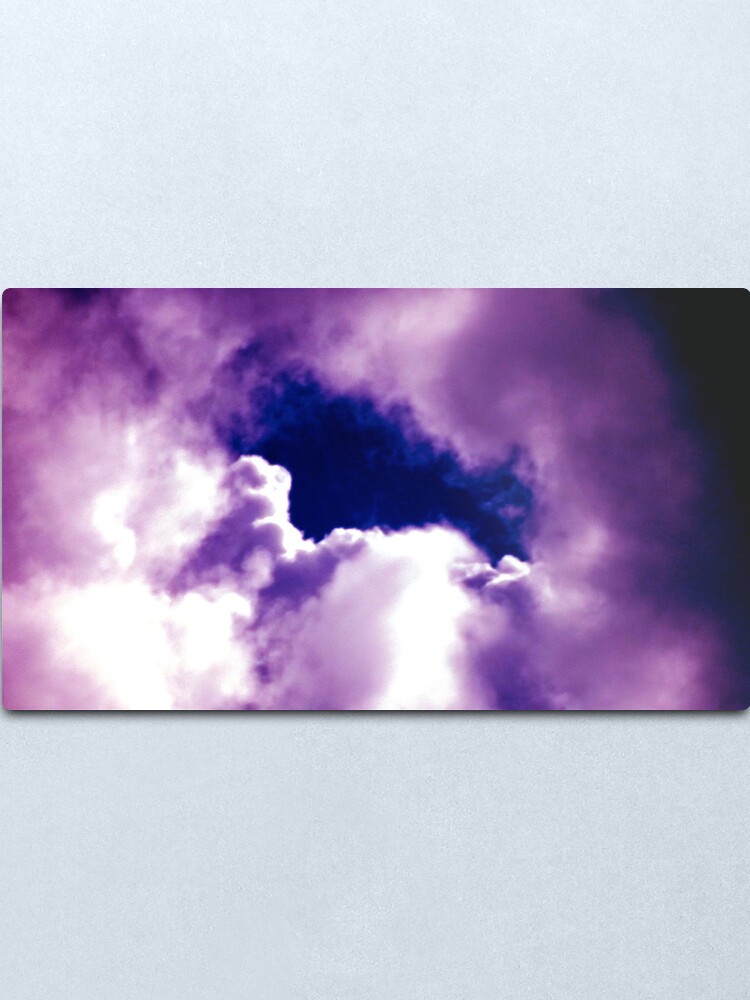 Alternate view of Clouds Metal Print