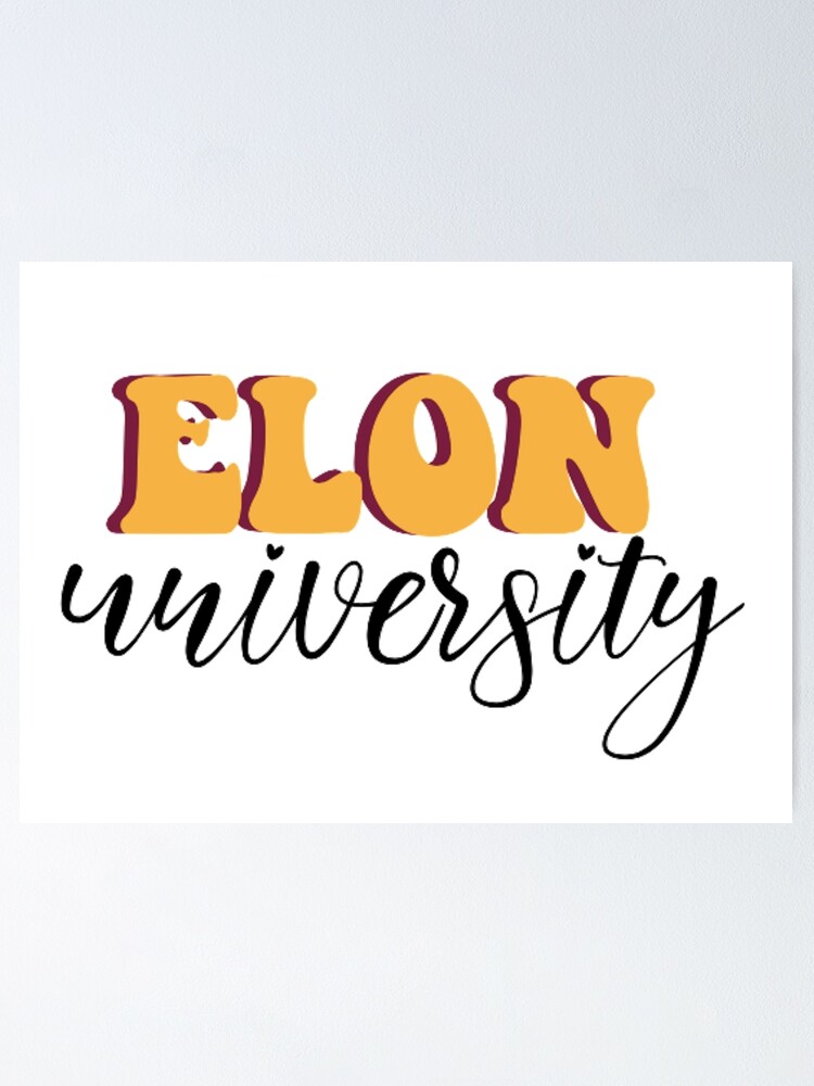 Elon North Carolina Distressed Text Sport Style Sweatshirt