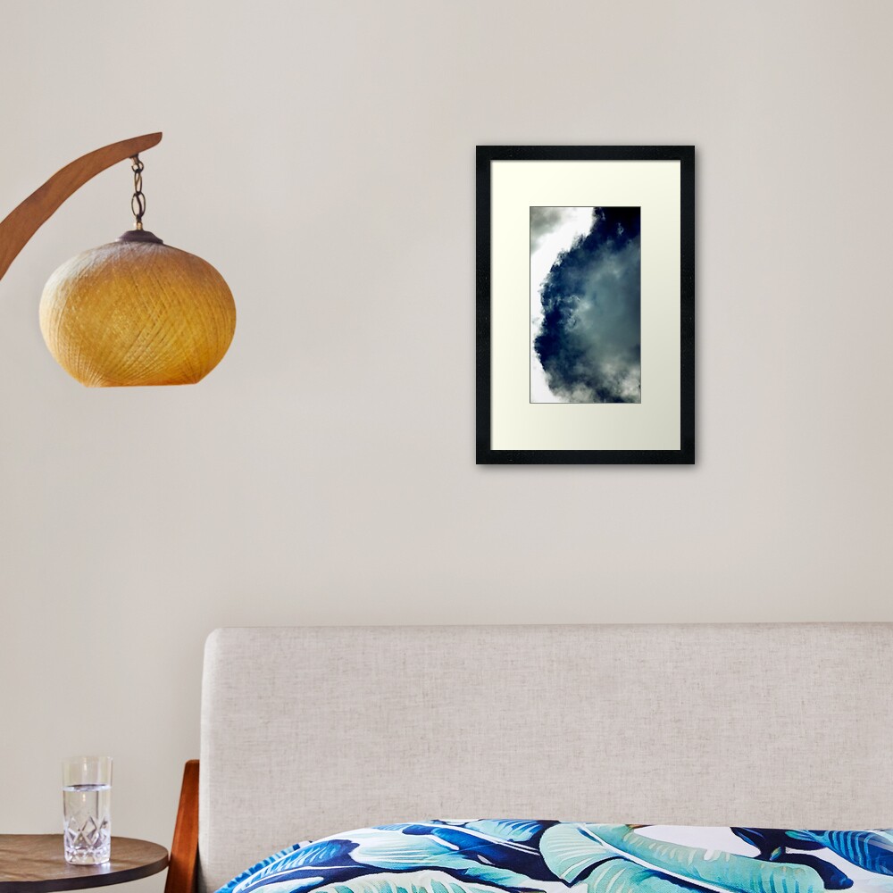 Cat Cloud Formation! Framed Art Print