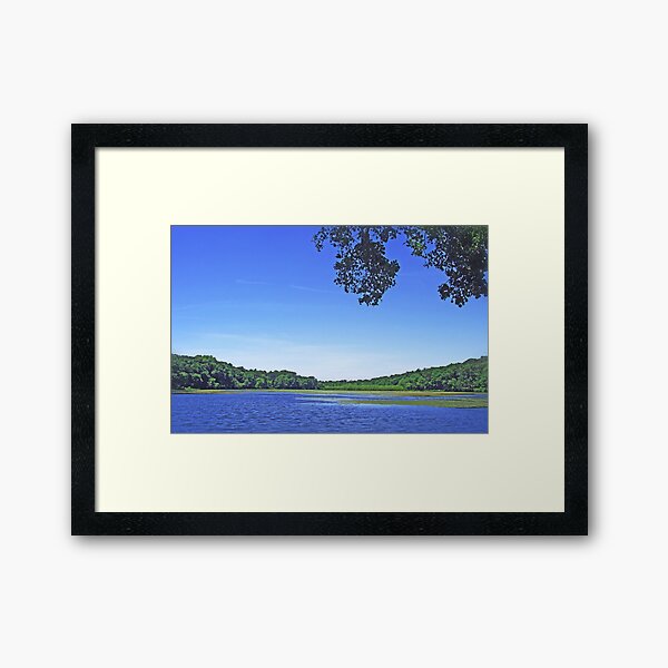 "Midday by the Lakeside" Framed Art Print