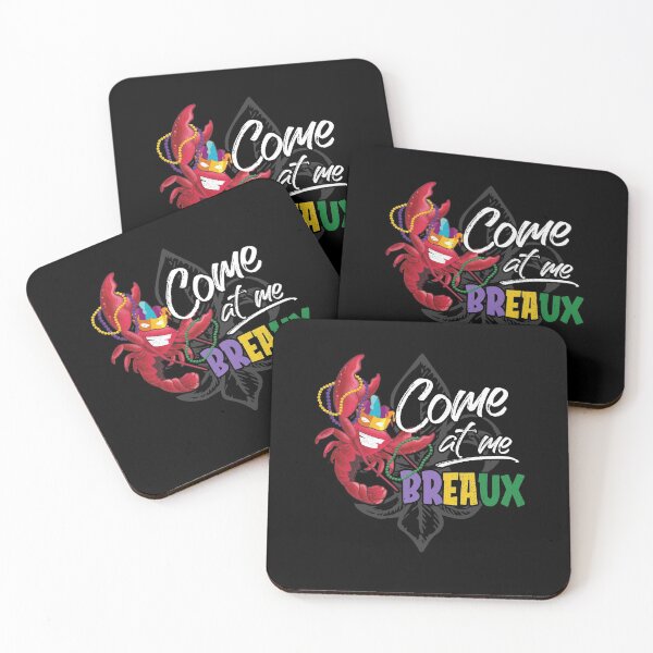 Item preview, Come At Me Breaux - Crawfish Beads Mardi Gras 2020 Festival Gift designed and sold by Dressed For  Duty.