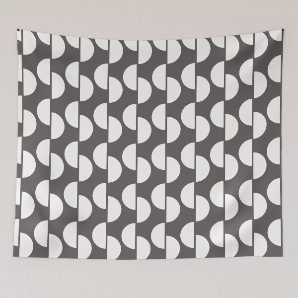 Item preview, Plain Colors with White Semi Circles designed and sold by simplydesignart.