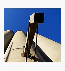 Lost in Lawrence. With a camera. Grain drain. Photographic Print