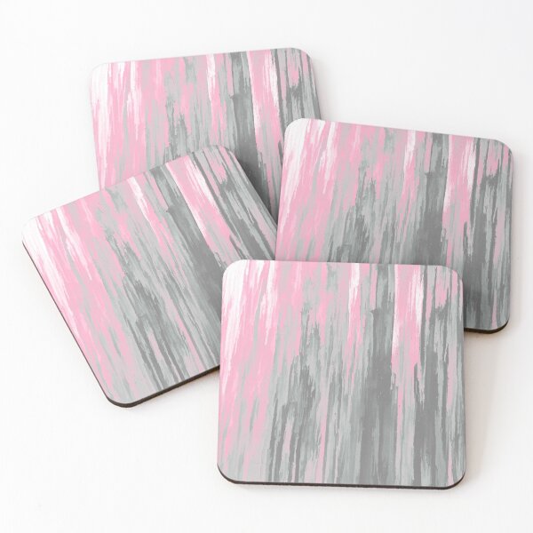 Item preview, Demigirl Pride Rough Vertical Stripes Paint Gradient designed and sold by Vernen Ink.