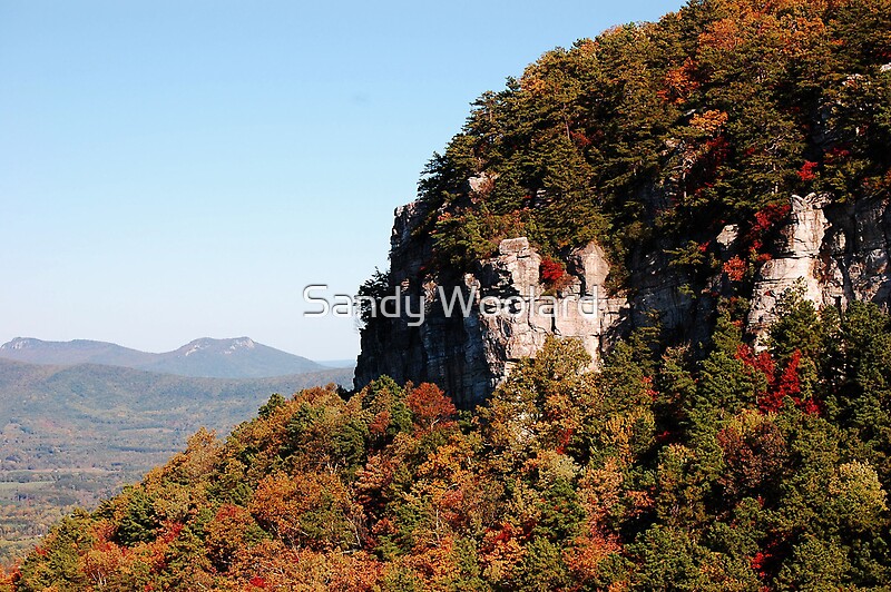 Quot Pilot Mountain State Park Quot By Sandy Woolard Redbubble