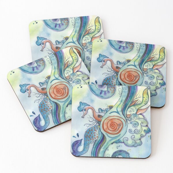 Artikelvorschau, Unter Wasser Whirld Aquarell entworfen und verkauft von Stenzy.