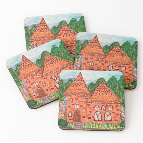 Item preview, Enchanted Little Cottage Drawing designed and sold by bipolarvirgoart.