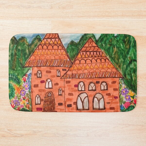 Item preview, Enchanted Little Cottage Drawing designed and sold by bipolarvirgoart.