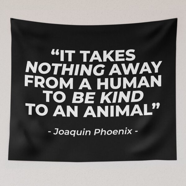 Item preview, Vegan animal rights quote designed and sold by ReignGFX.