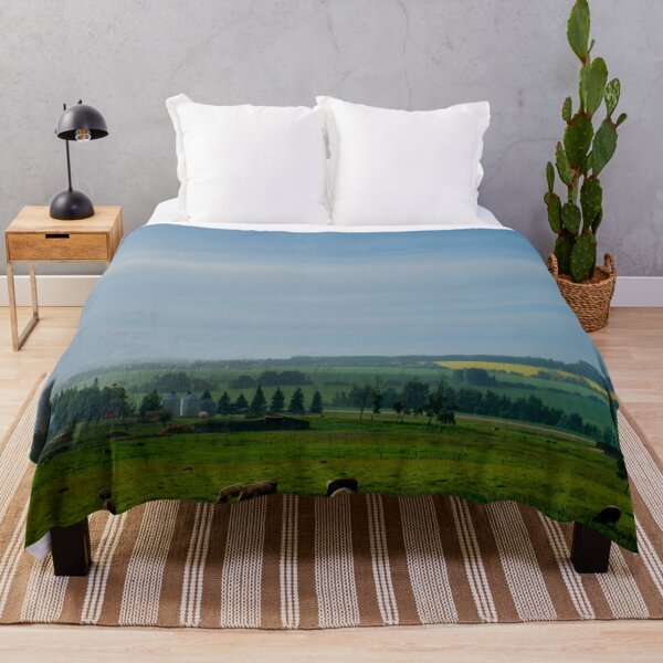 Item preview, Farm with grazing cattle designed and sold by StevenElliot.