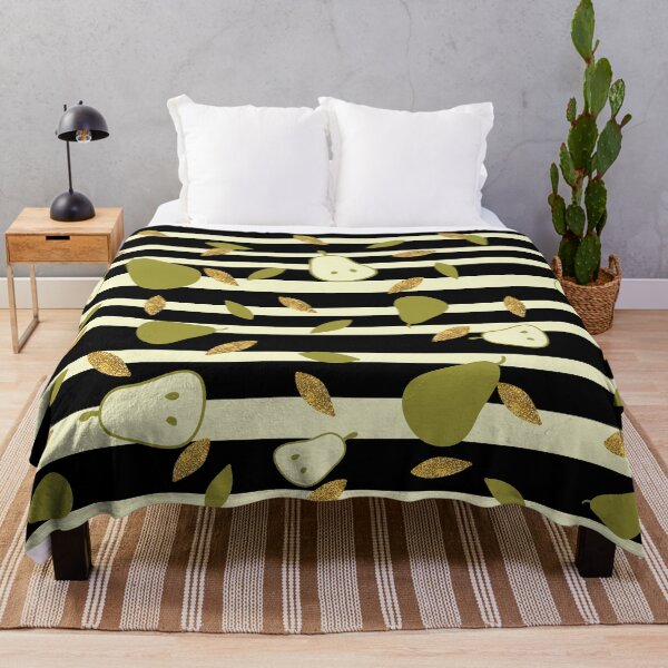 Item preview, Pear stripes pattern designed and sold by LaurenceLeela.
