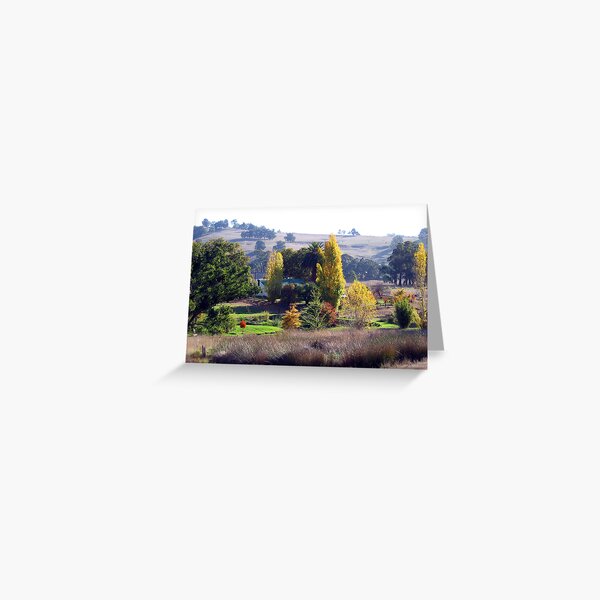 The Homestead in Early Autumn - A Thamo Greeting Card