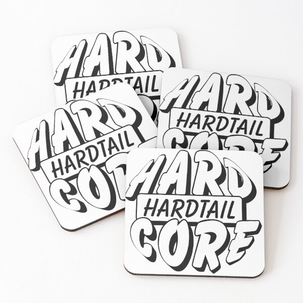 Item preview, Hardcore Hardtail Logo White designed and sold by HenrisKas.