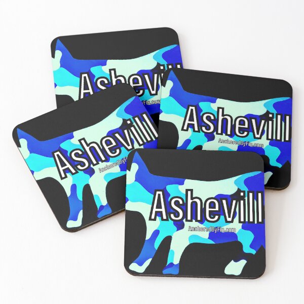 Item preview, Asheville Aqua Camouflage NC PIG designed and sold by barryknauff.