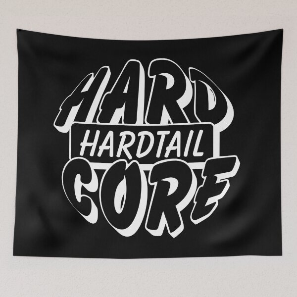 Item preview, Hardcore Hardtail Logo Black designed and sold by HenrisKas.