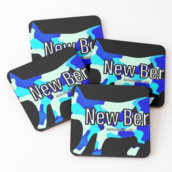 Item preview, New Bern Aqua Camouflage NC PIG designed and sold by barryknauff.