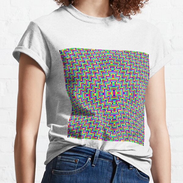 Psychedelic Hypnotic Visual Illusion Classic T-Shirt